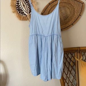 Billabong /// Roadie Blue Chambray Romper